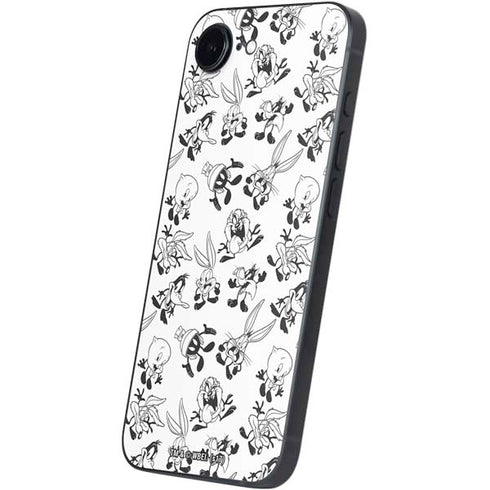 Looney Tunes Big Head Pattern iPhone 16e Skin